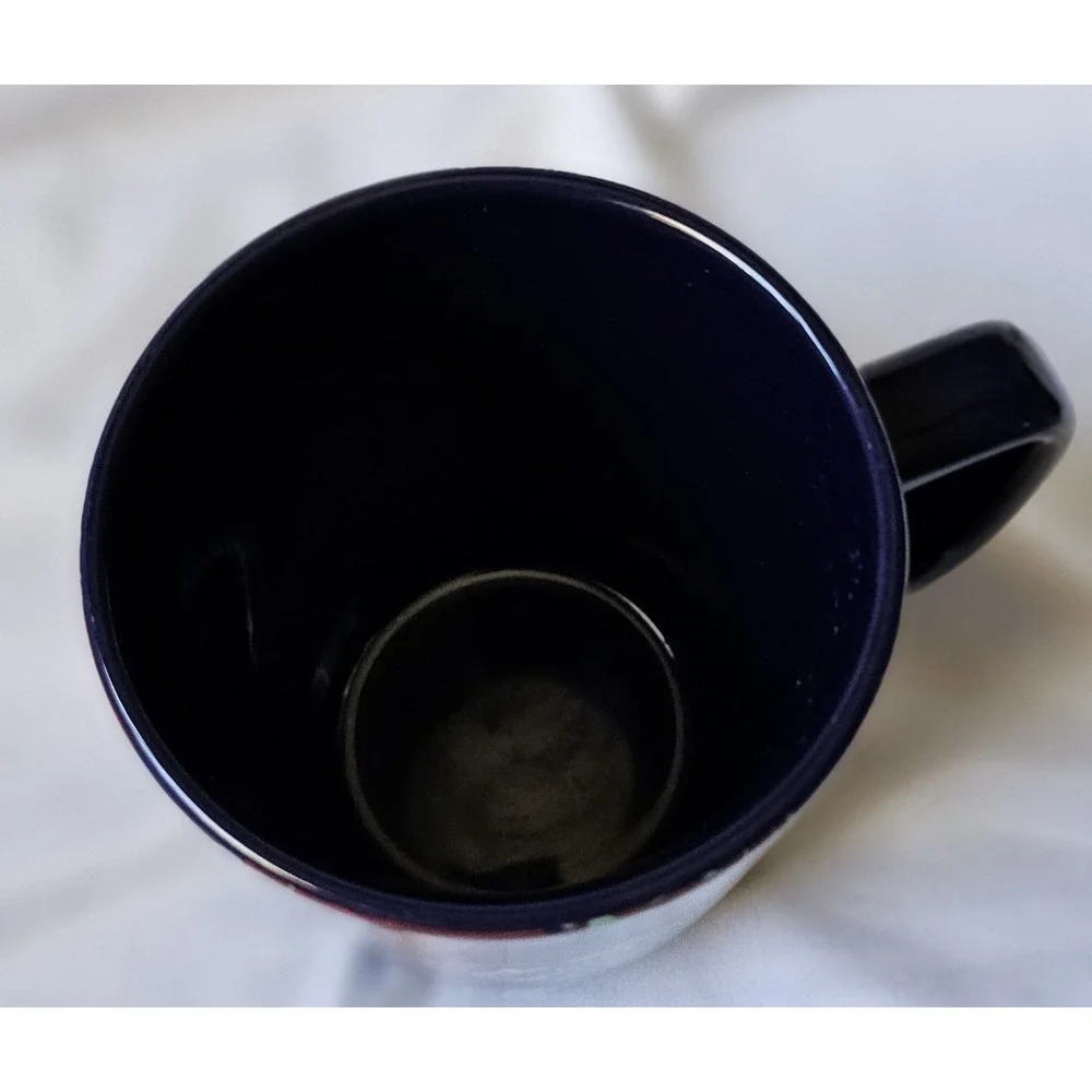 2 Starbucks: 2012 Stainless Barrel Hot/Cold & 2020 Xmas Navy Poinsettia Ceramic - Picture 13 of 15